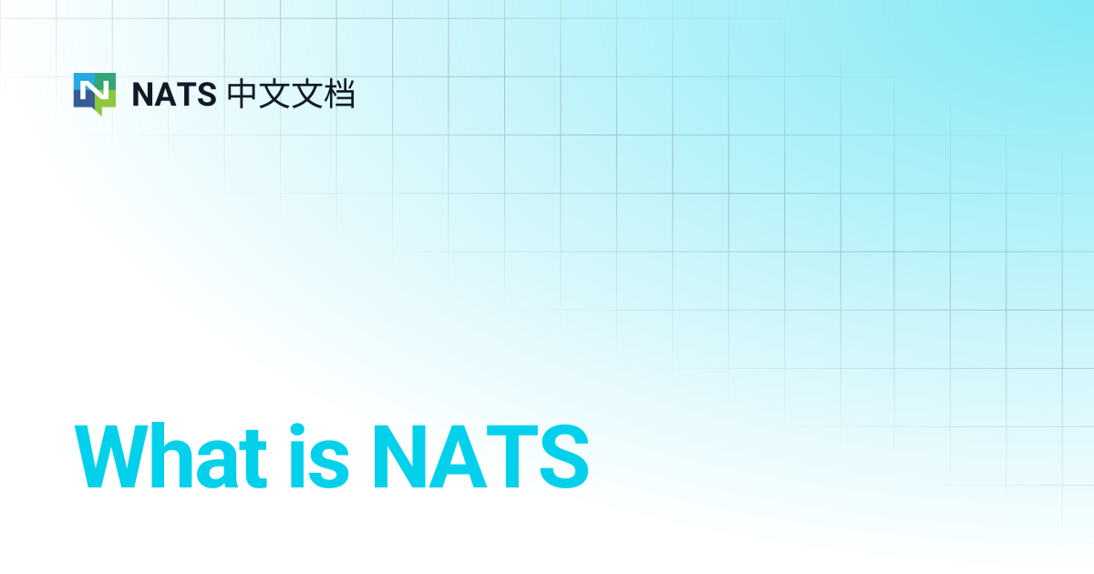 What is NATS | NATS 中文文档